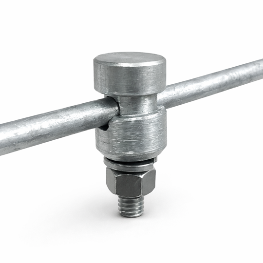 CONECTOR KS EN ACERO INOXIDABLE P/CONDUCTOR REDONDO 6-10 mm SIMILAR 301 019 DEHN