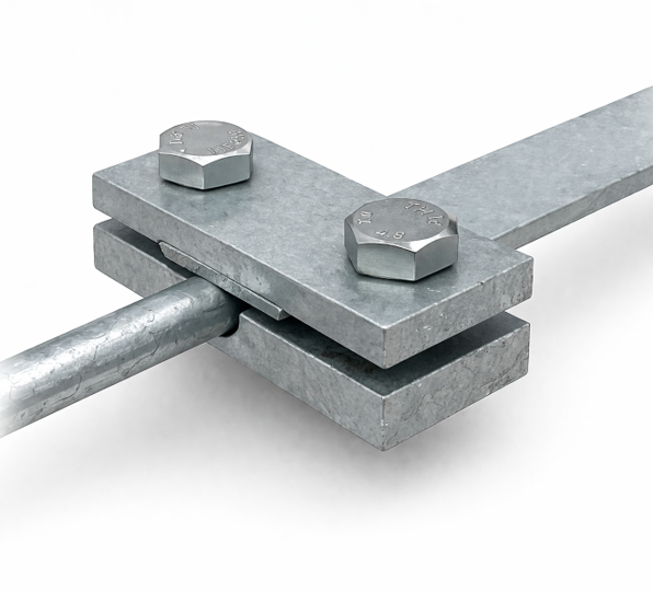 CONECTOR PLATINA/ALAMBRON (30 / 8-10 mm) ALUMINIO