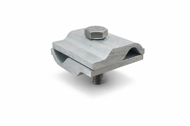 CONECTOR VARIABLE O UNIVERSAL EN ALUMINIO PARA ALAMBRON O CONDUCTOR (8-10 mm)