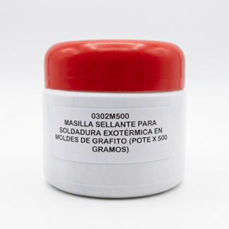 Masilla sellante para soldadura exotérmica para uso en moldes de grafito (500 Gramos)